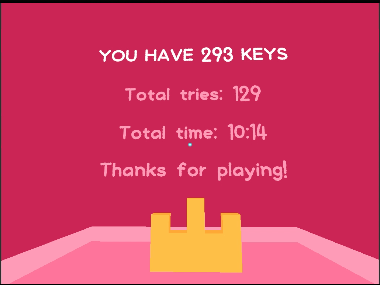That’s 44% of all the keys. Go, me!